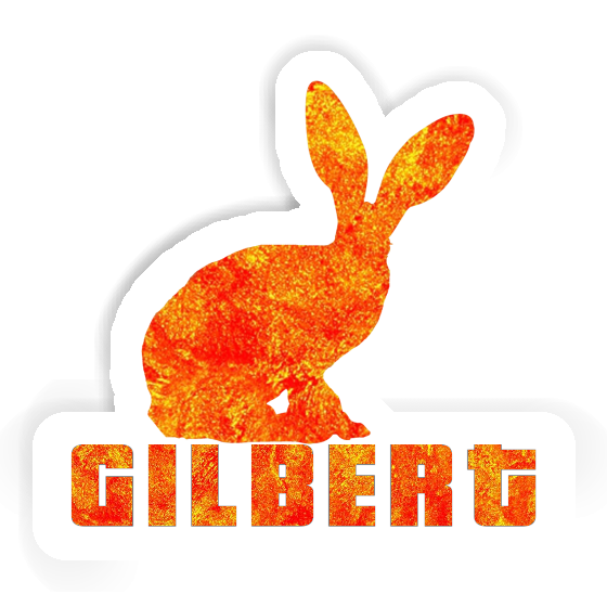 Sticker Gilbert Rabbit Notebook Sticker Gilbert Rabbit Gift package Image
