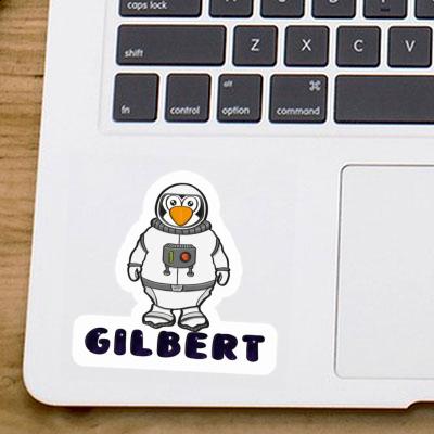 Gilbert Sticker Astronaut Laptop Image