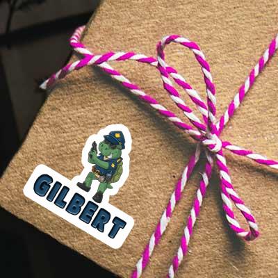 Aufkleber Gilbert Polizist Gift package Image
