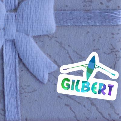 Autocollant Gilbert Bateau à rames Notebook Image