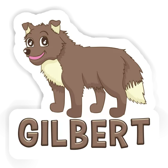 Autocollant Chien de berger Gilbert Notebook Autocollant Chien de berger Gilbert Gift package Image