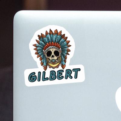 Autocollant Bébé tête de mort Gilbert Notebook Image