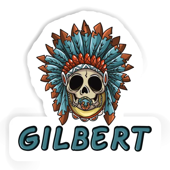 Autocollant Bébé tête de mort Gilbert Laptop Autocollant Bébé tête de mort Gilbert Laptop Image