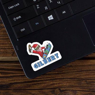 Gilbert Aufkleber Weihnachts-Snowboarder Notebook Gilbert Aufkleber Weihnachts-Snowboarder Gift package Image