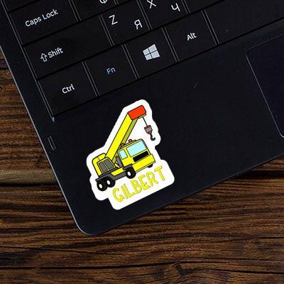 Sticker Vehicle Crane Gilbert Notebook Image