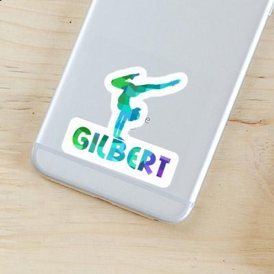 Autocollant Gilbert Femme de yoga Notebook Image