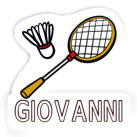 Sticker Giovanni Badminton Racket Image