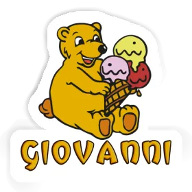 Sticker Ice Cream Bear Giovanni Image