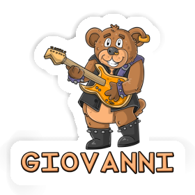 Guitarist Sticker Giovanni Image