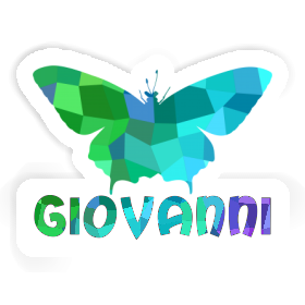 Sticker Giovanni Butterfly Image