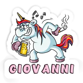 Sticker Unicorn Giovanni Image