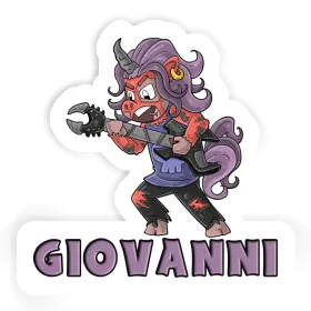 Sticker Giovanni Rocking Unicorn Image