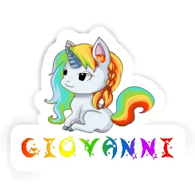 Sticker Unicorn Giovanni Image
