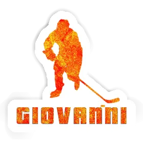 Autocollant Joueur de hockey Giovanni Image