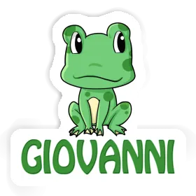 Giovanni Sticker Frosch Image