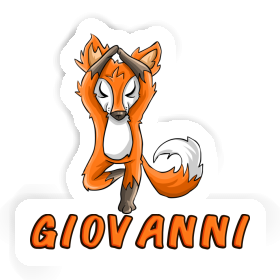 Giovanni Sticker Yogi Image