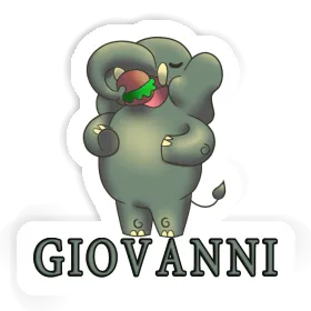 Sticker Elephant Giovanni Image