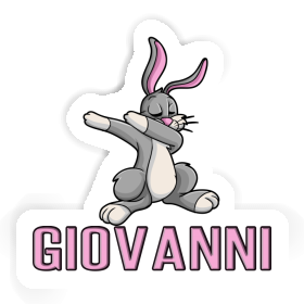 Dabbing Hare Sticker Giovanni Image
