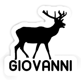 Sticker Giovanni Deer Image