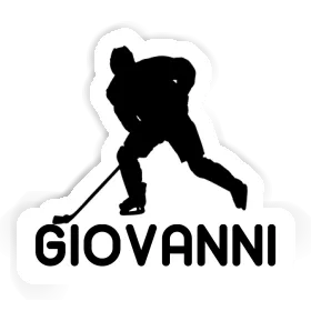 Autocollant Giovanni Joueur de hockey Image