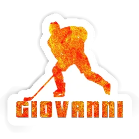 Giovanni Autocollant Joueur de hockey Image