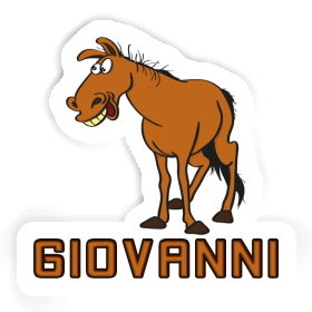 Giovanni Sticker Horse Image