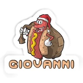 Hot Dog Sticker Giovanni Image