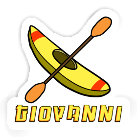 Sticker Giovanni Canoe Image