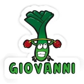 Sticker Weightlifter Giovanni Image