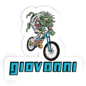 Downhill Biker Sticker Giovanni Image