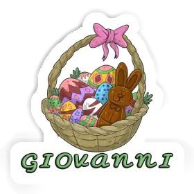 Sticker Easter basket Giovanni Image