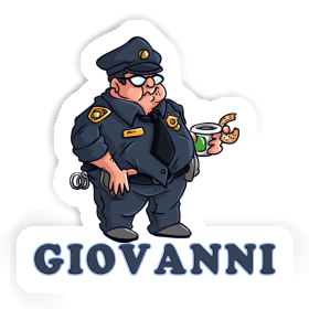 Police Officer Sticker Giovanni Image