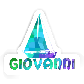 Sticker Giovanni Sailboat Image