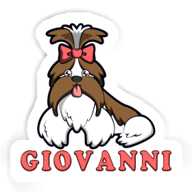 Sticker Giovanni Shih Tzu Image
