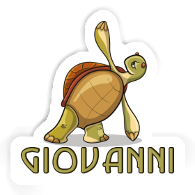 Sticker Giovanni Yoga Turtle Image
