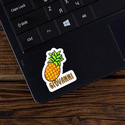 Autocollant Ananas Giovanni Notebook Autocollant Ananas Giovanni Gift package Image