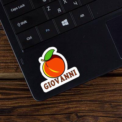 Apricot Sticker Giovanni Laptop Image