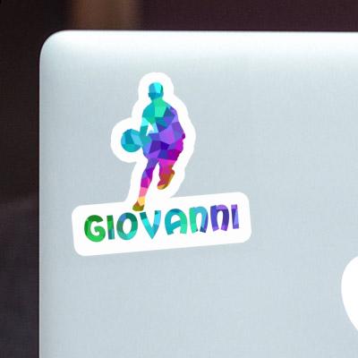 Basketball Player Sticker Giovanni Notebook Basketball Player Sticker Giovanni Notebook Image