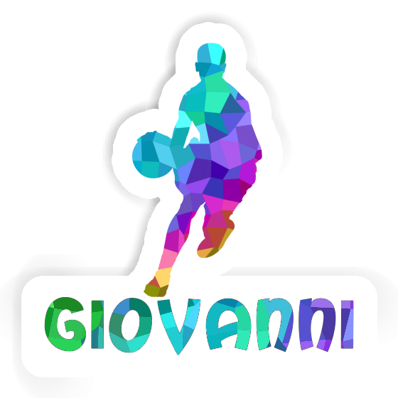 Basketball Player Sticker Giovanni Laptop Basketball Player Sticker Giovanni Laptop Image