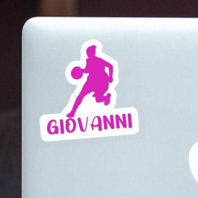 Autocollant Giovanni Joueuse de basket-ball Notebook Autocollant Giovanni Joueuse de basket-ball Gift package Image