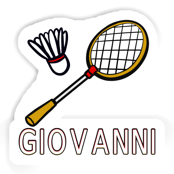 Sticker Giovanni Badminton Racket Laptop Sticker Giovanni Badminton Racket Laptop Image