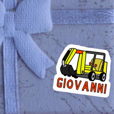 Sticker Minibagger Giovanni Notebook Sticker Minibagger Giovanni Gift package Image