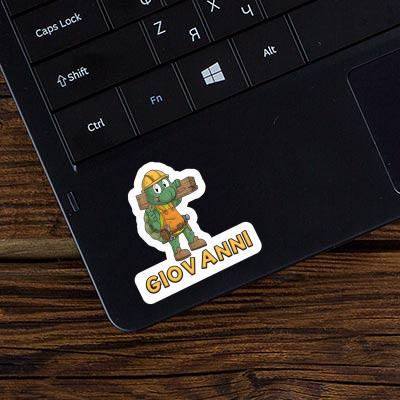 Construction worker Sticker Giovanni Notebook Construction worker Sticker Giovanni Notebook Image