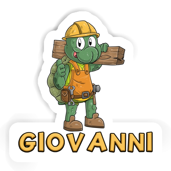Construction worker Sticker Giovanni Construction worker Sticker Giovanni Image
