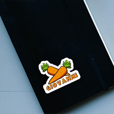 Giovanni Sticker Carrot Laptop Image