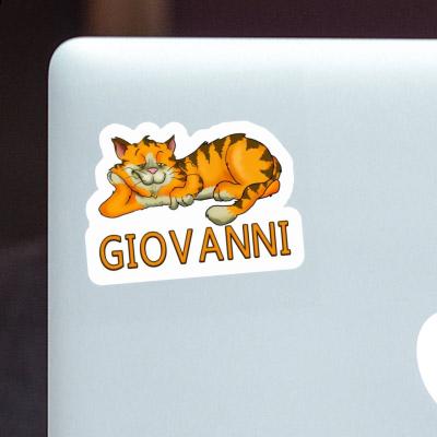 Sticker Giovanni Chilling Cat Gift package Image