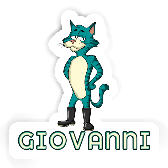 Giovanni Sticker Cat Notebook Image