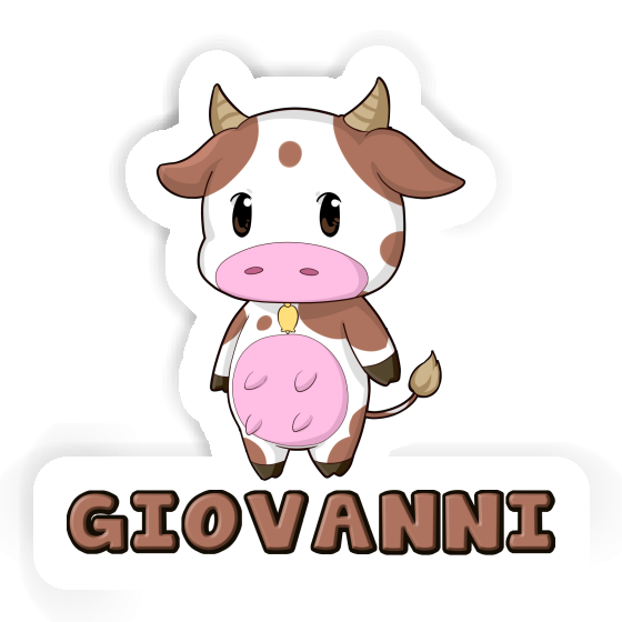 Cow Sticker Giovanni Notebook Cow Sticker Giovanni Gift package Image