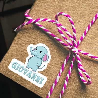 Sticker Giovanni Elephant Gift package Image