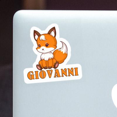 Giovanni Autocollant Renard Notebook Giovanni Autocollant Renard Gift package Image